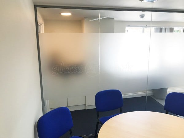 Aston Group (Romford, Essex): Glass Corner Room Partition