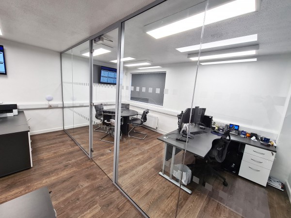 Fabcon Food Systems (Norwich, Norfolk): Acoustic Glass Office Partition