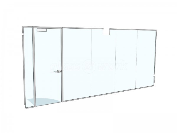 Fabcon Food Systems (Norwich, Norfolk): Acoustic Glass Office Partition