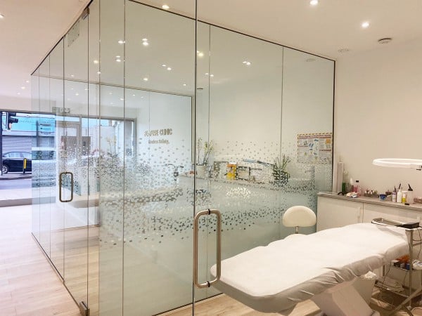 Feature Clinic (Welling, Kent): Glass Treatment Rooms With Glazed Separation Wall