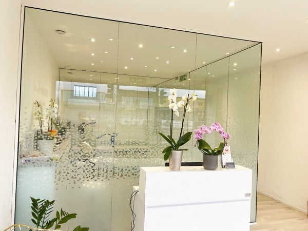 Feature Clinic (Welling, Kent): Glass Treatment Rooms With Glazed Separation Wall