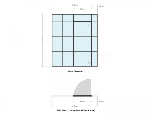 Residential Project (St Lukes, London): Toughened Glass Warehouse-Style Glazing For A Home