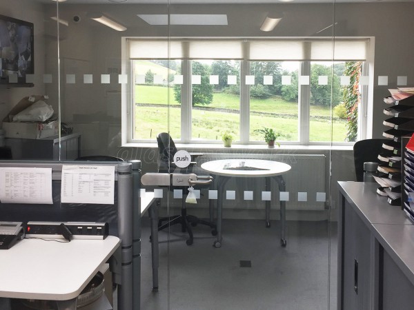 Firstnet Data Centres Limited (Windermere, Cumbria): Small Glass Office Wall With Lockable Door