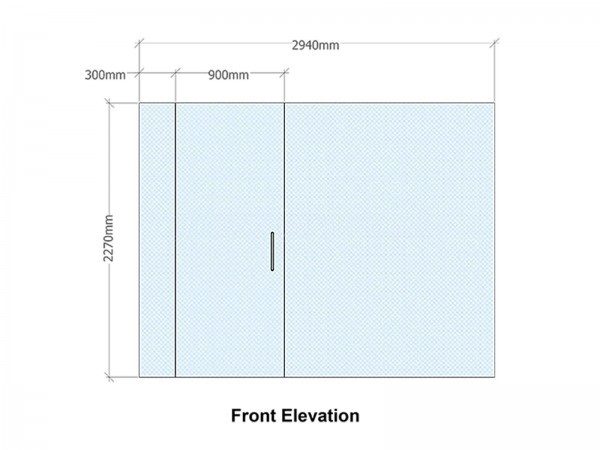 Beachcomber Tours (Guildford, Surrey): Frameless Glass Room Divider With Door