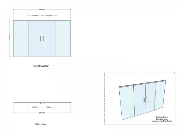 Cherubs Nurseries (Bulwell, Nottingham): Frameless Toughened Sliding Double Doors