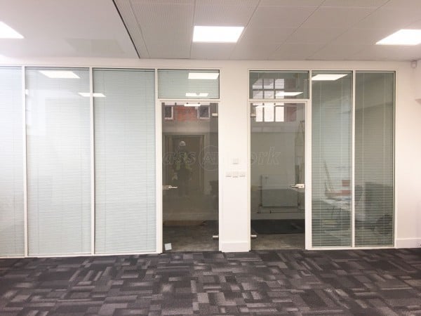 Frencon Construction Limited (High Wycombe, Buckinghamshire): Double Glazed Office Screens With Integral Blinds