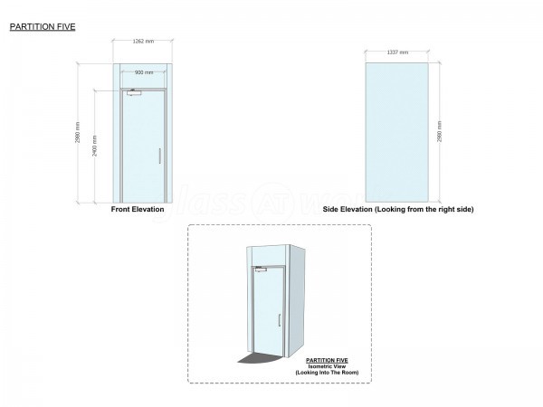 FSG Property Services (Milton Keynes, Buckinghamshire): Large Shaped Glazed Screen With Transom and Glass Office Fit-out