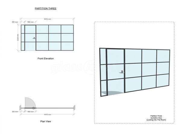 FRAMEWORKS (Westminster, London): Full Office Fit-Out Using Black Industrial Warehouse Glazed Partitions [Our Alternative to Steel Framed Glazing]