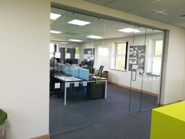 Top Hung Sliding Frameless Glass Doors