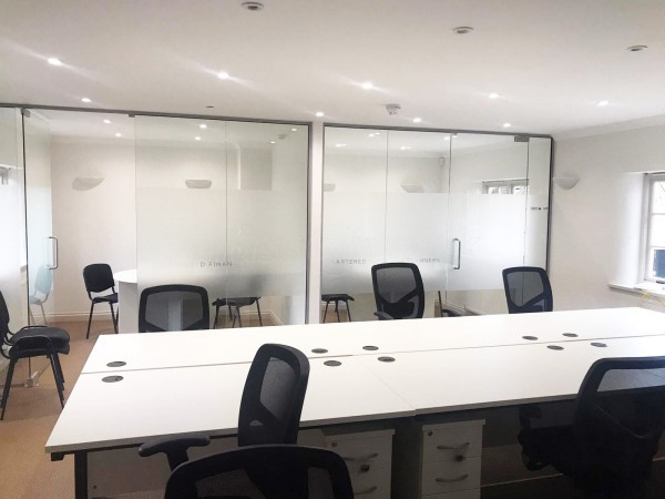 BATTS Building & Decorating Ltd (Thame, Oxfordshire): Frameless Toughened Glass Partitions Fully Installed