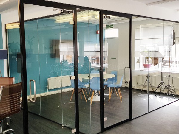Radfield Home Care Franchising Ltd (Shrewsbury, Shropshire): Two New Toughened Safety Glass Offices With Black Framed Doors