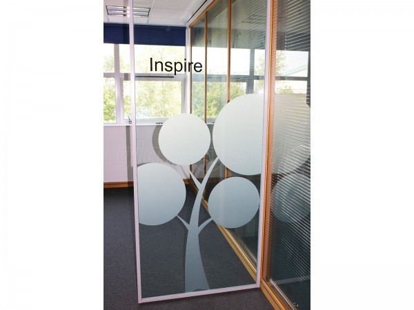 Bunzl Retail Supplies (Swinton, Manchester): Glass Partitioning With Window Film