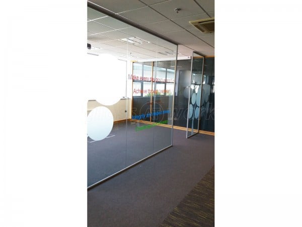 Bunzl Retail Supplies (Swinton, Manchester): Glass Partitioning With Window Film
