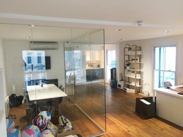 Waterworks (Fulham, London): Glass Corner Room And Office Partition