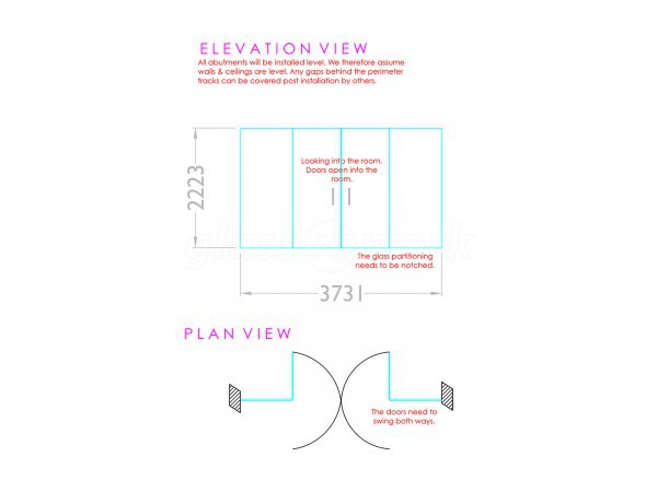 Swedbrand Ltd (Camden, London): Glass Double Doors And Partition