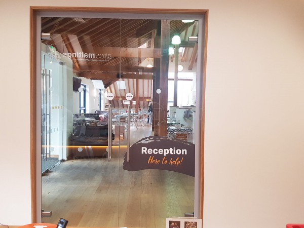 Alton Maltings (Alton, Hampshire): Internal Shop Entrance Glass Double Doors