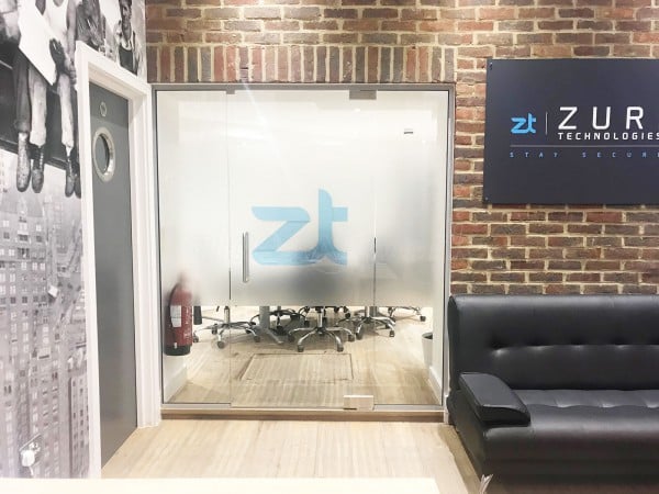 Zuri Technologies (Shoreditch, London): Glass Office Screen With Digital Lock