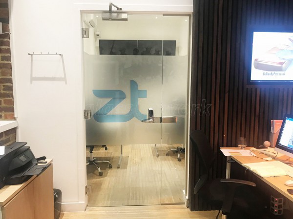 Zuri Technologies (Shoreditch, London): Glass Office Screen With Digital Lock