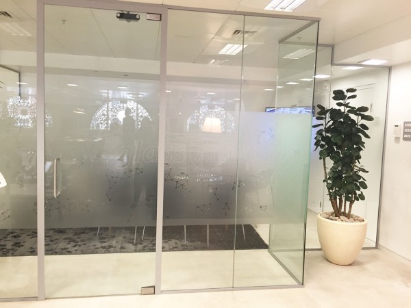 Ayima Ltd (Barbican, London): Acoustic Glass Partitioning