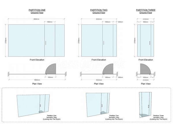 Twogether Creative Ltd (Marlow, Buckinghamshire): Large Glass Office Partitioning Fitout