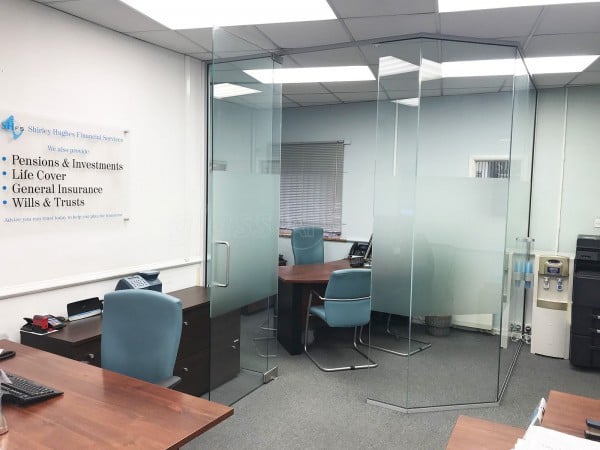 Shirley Hughes Financial Services (Newbury, Berkshire): Frameless Glass Office Walls