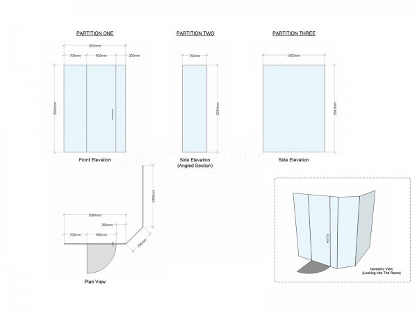 Shirley Hughes Financial Services (Newbury, Berkshire): Frameless Glass Office Walls