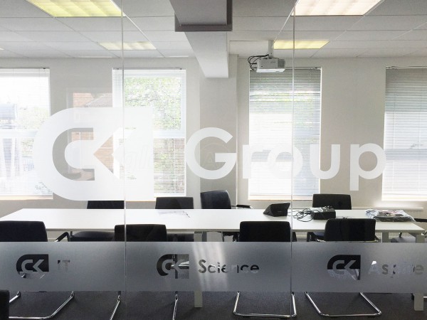 CK Group (Stevenage, Hertfordshire): Glass Office Partition