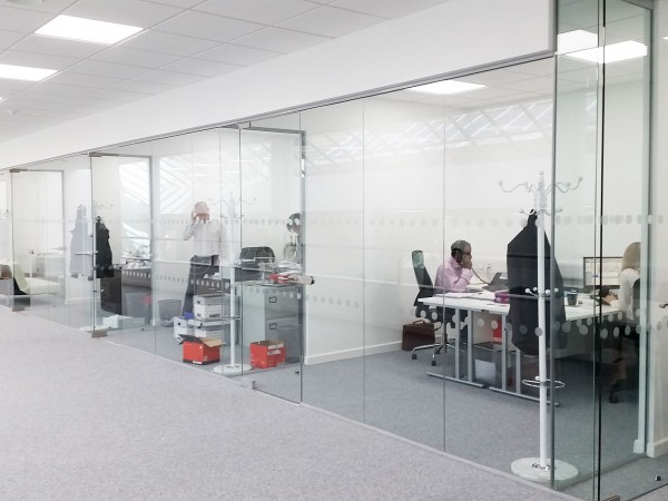 Peak & Pennine Properties Ltd (The Park, Nottingham): Frameless Glass Partitions