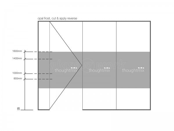 Thoughtmix (Lincoln, Lincolnshire): Glass Partition with Glass Door