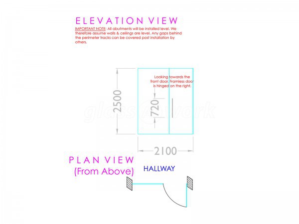 Domestic Project (Musselburgh, East Lothian): Glass Partition