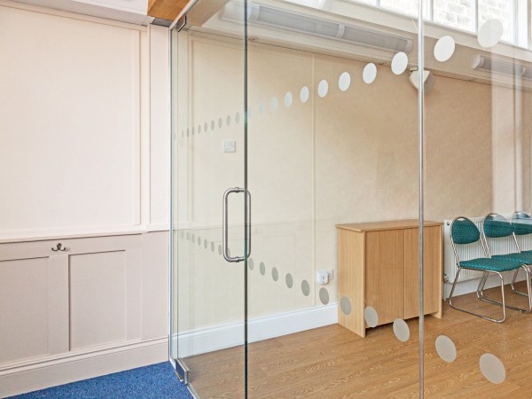 Oughtibridge Wesleyan Reform Chapel (Oughtibridge, Sheffield): Glass Partition Wall and Door