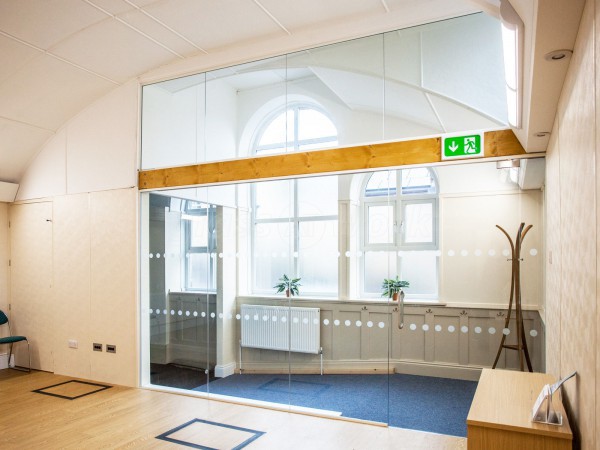 Oughtibridge Wesleyan Reform Chapel (Oughtibridge, Sheffield): Glass Partition Wall and Door