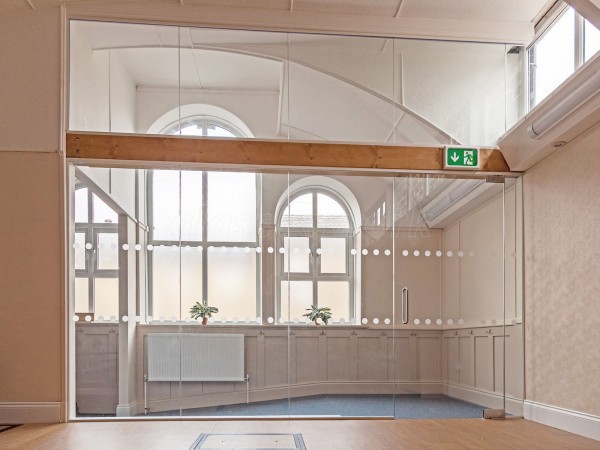 Oughtibridge Wesleyan Reform Chapel (Oughtibridge, Sheffield): Glass Partition Wall and Door