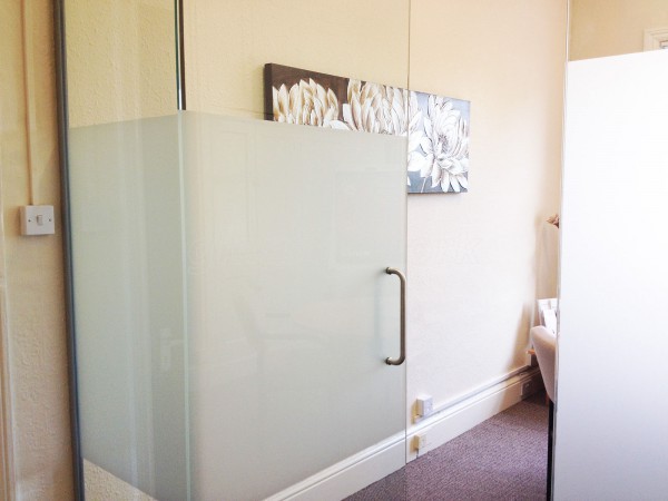 Symphony Financial Advisers (Brighouse, West Yorkshire): Glass Partition and Glass Door