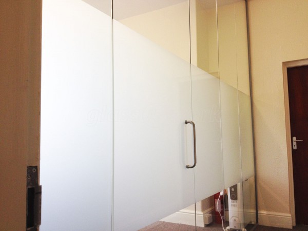 Symphony Financial Advisers (Brighouse, West Yorkshire): Glass Partition and Glass Door