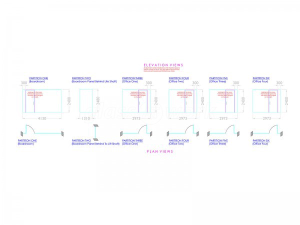 People HR (Epworth, Doncaster): Multiple Glass Office Partitions