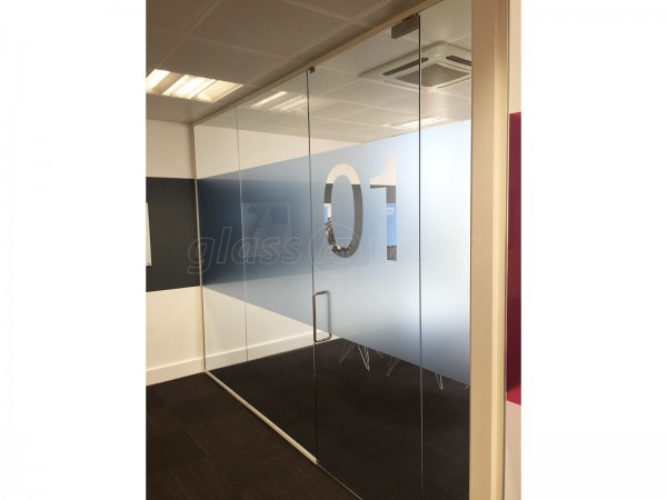 Togel Contractors Ltd (Civic Quarter, Leeds): Glass Partition Walls With Doors