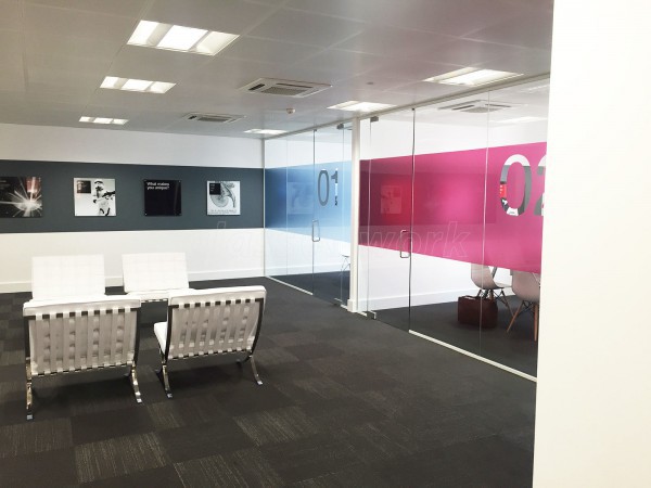 Togel Contractors Ltd (Civic Quarter, Leeds): Glass Partition Walls With Doors