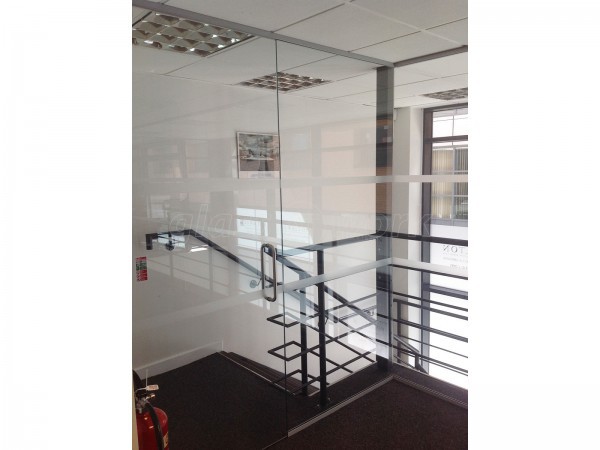 E S Walton (Ropewalks, Liverpool): Glass Office Partitioning