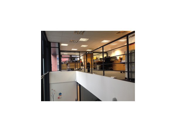 E S Walton (Ropewalks, Liverpool): Glass Office Partitioning