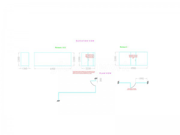 E S Walton (Ropewalks, Liverpool): Glass Office Partitioning