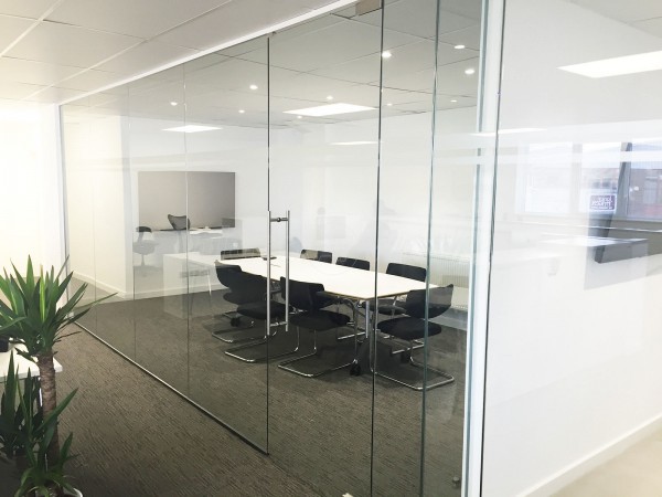 MJ Property Investments UK Ltd (Ilford, London): Frameless Glass Office Partitions