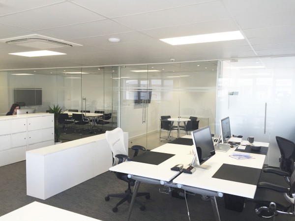 MJ Property Investments UK Ltd (Ilford, London): Frameless Glass Office Partitions