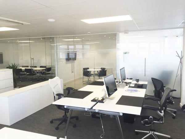 MJ Property Investments UK Ltd (Ilford, London): Frameless Glass Office Partitions