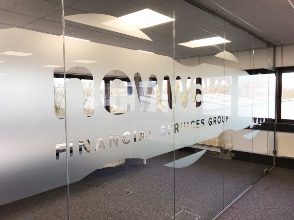 New Wave Financial Services Ltd (Basildon, Essex): Glass Screen In Office