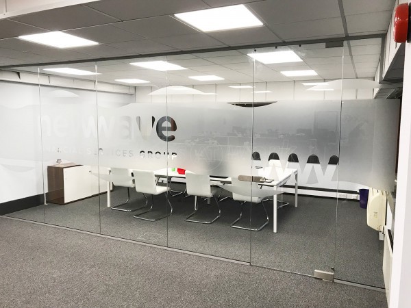 New Wave Financial Services Ltd (Basildon, Essex): Glass Screen In Office