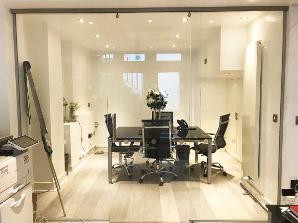 Top Hung Sliding Frameless Glass Doors