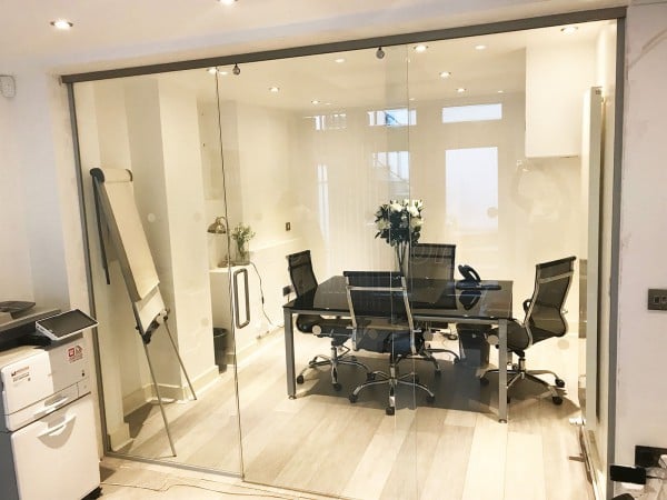 Top Hung Sliding Frameless Glass Doors