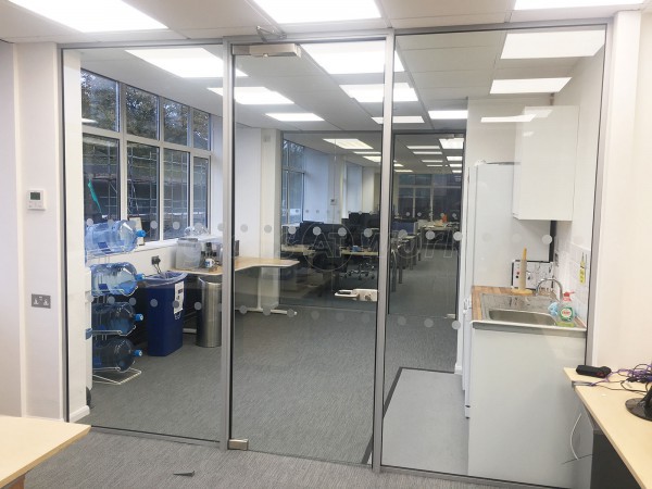 Ocean Blue Software Ltd (Brislington, Bristol): Glass Screen Partition and Door