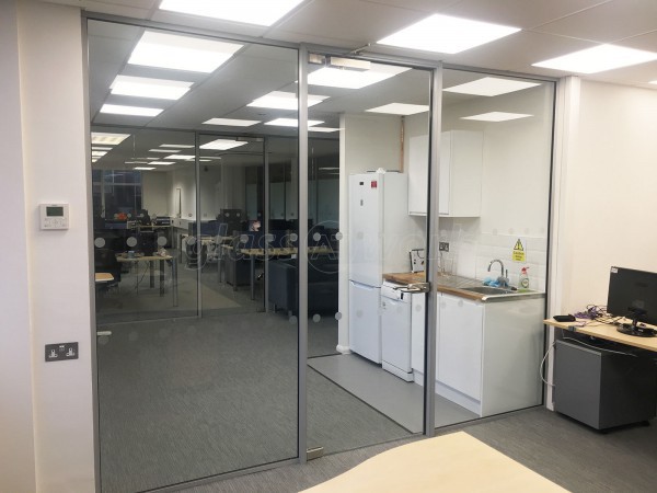 Ocean Blue Software Ltd (Brislington, Bristol): Glass Screen Partition and Door